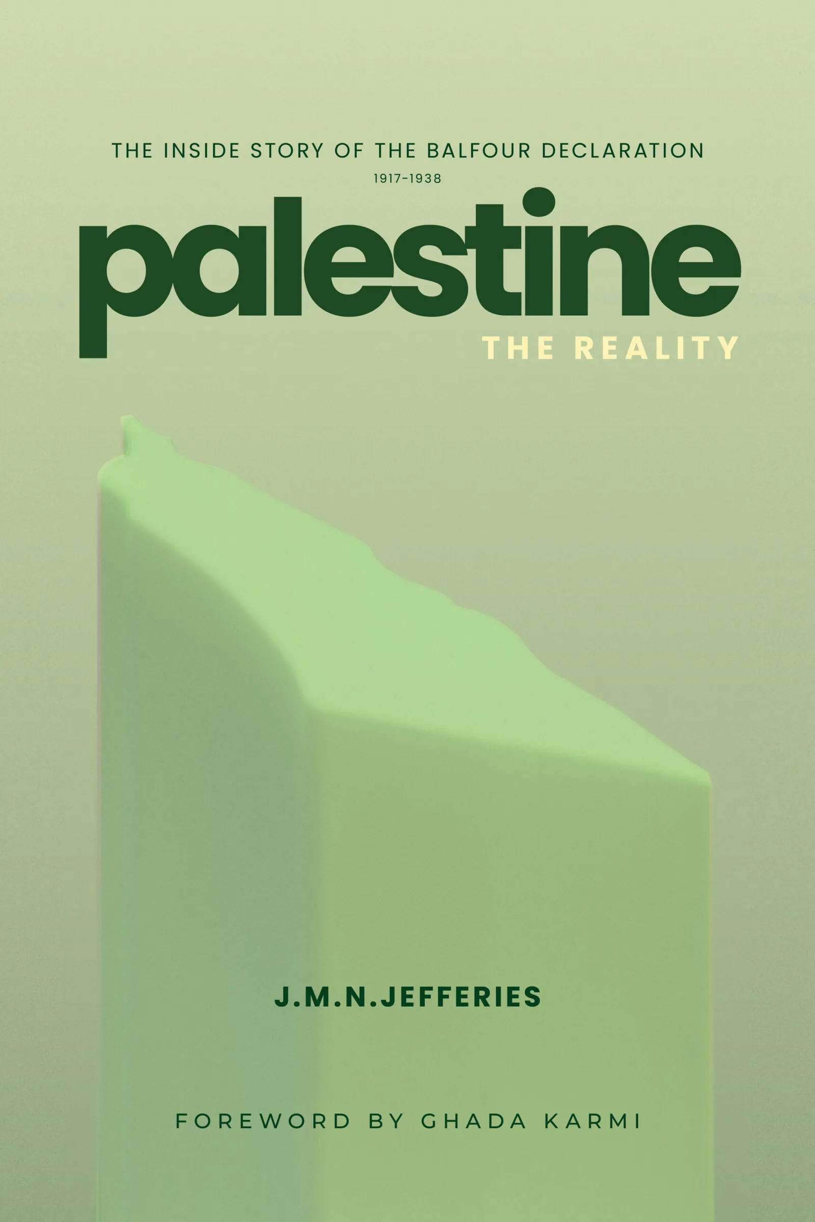 Palestine: The Reality by J.M.N. Jeffries, cover
