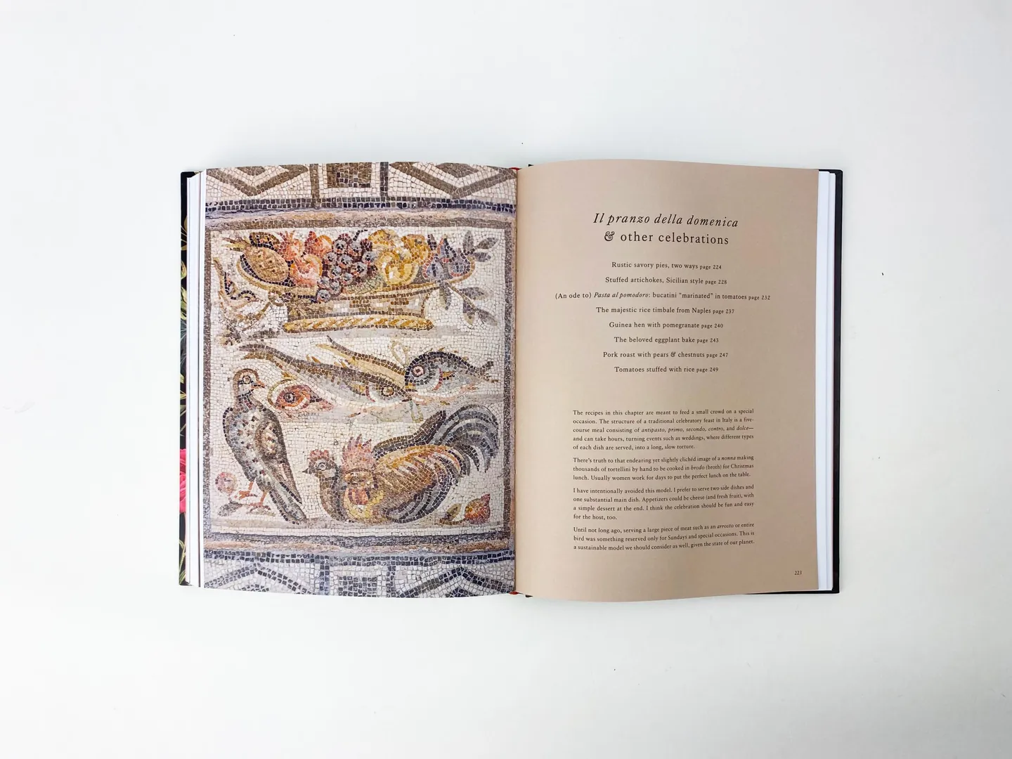 Pomegranates and Artichokes, photograph 7 of the printed book